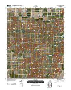 Guymon SW Oklahoma Historical topographic map, 1:24000 scale, 7.5 X 7.5 Minute, Year 2012