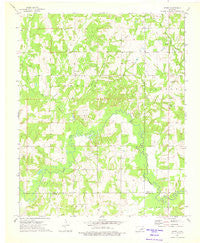 Gypsy Oklahoma Historical topographic map, 1:24000 scale, 7.5 X 7.5 Minute, Year 1973