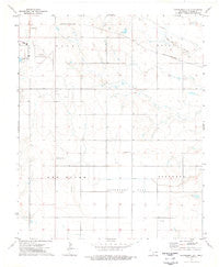 Hackberry Flat Oklahoma Historical topographic map, 1:24000 scale, 7.5 X 7.5 Minute, Year 1974
