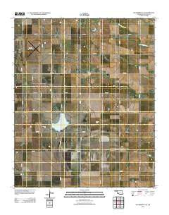 Hackberry Flat Oklahoma Historical topographic map, 1:24000 scale, 7.5 X 7.5 Minute, Year 2012