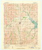 Hammon Oklahoma Historical topographic map, 1:62500 scale, 15 X 15 Minute, Year 1960