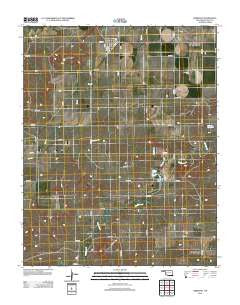 Hardesty Oklahoma Historical topographic map, 1:24000 scale, 7.5 X 7.5 Minute, Year 2012