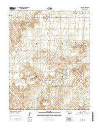 Hardesty Oklahoma Current topographic map, 1:24000 scale, 7.5 X 7.5 Minute, Year 2016