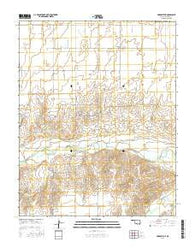 Hardesty NE Oklahoma Current topographic map, 1:24000 scale, 7.5 X 7.5 Minute, Year 2016