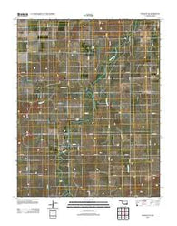 Hardesty SE Oklahoma Historical topographic map, 1:24000 scale, 7.5 X 7.5 Minute, Year 2012