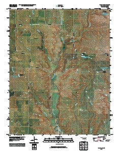 Hardy Oklahoma Historical topographic map, 1:24000 scale, 7.5 X 7.5 Minute, Year 2010