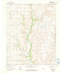 Hardy Oklahoma Historical topographic map, 1:24000 scale, 7.5 X 7.5 Minute, Year 1964