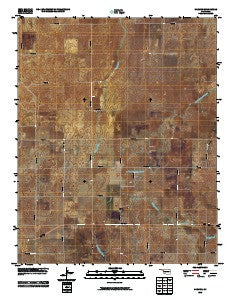 Harmon Oklahoma Historical topographic map, 1:24000 scale, 7.5 X 7.5 Minute, Year 2010