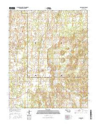 Harmon Oklahoma Current topographic map, 1:24000 scale, 7.5 X 7.5 Minute, Year 2016