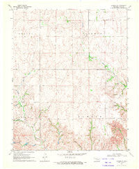 Harmon SE Oklahoma Historical topographic map, 1:24000 scale, 7.5 X 7.5 Minute, Year 1970