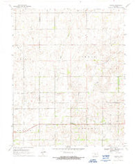 Harmon Oklahoma Historical topographic map, 1:24000 scale, 7.5 X 7.5 Minute, Year 1970