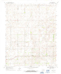 Harmon Oklahoma Historical topographic map, 1:24000 scale, 7.5 X 7.5 Minute, Year 1970