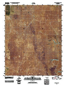 Harmon SW Oklahoma Historical topographic map, 1:24000 scale, 7.5 X 7.5 Minute, Year 2010