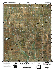 Harrisburg Oklahoma Historical topographic map, 1:24000 scale, 7.5 X 7.5 Minute, Year 2010