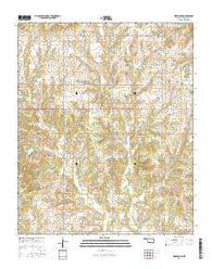 Harrisburg Oklahoma Current topographic map, 1:24000 scale, 7.5 X 7.5 Minute, Year 2016