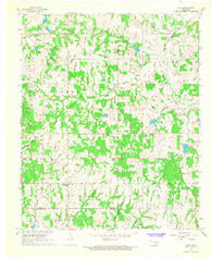 Hart Oklahoma Historical topographic map, 1:24000 scale, 7.5 X 7.5 Minute, Year 1967