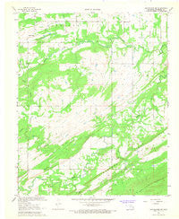 Hartshorne SW Oklahoma Historical topographic map, 1:24000 scale, 7.5 X 7.5 Minute, Year 1967
