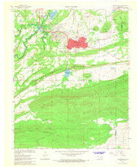 Hartshorne Oklahoma Historical topographic map, 1:24000 scale, 7.5 X 7.5 Minute, Year 1967