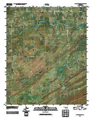 Hartshorne SW Oklahoma Historical topographic map, 1:24000 scale, 7.5 X 7.5 Minute, Year 2009