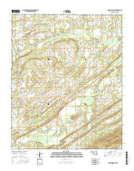 Hartshorne SW Oklahoma Current topographic map, 1:24000 scale, 7.5 X 7.5 Minute, Year 2016