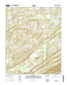Hartshorne SW Oklahoma Current topographic map, 1:24000 scale, 7.5 X 7.5 Minute, Year 2016