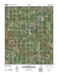 Haworth Oklahoma Historical topographic map, 1:24000 scale, 7.5 X 7.5 Minute, Year 2012