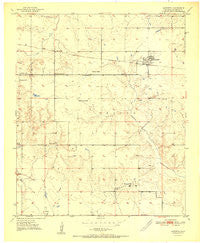 Haworth Oklahoma Historical topographic map, 1:24000 scale, 7.5 X 7.5 Minute, Year 1951