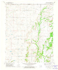 Hayrick Mound Oklahoma Historical topographic map, 1:24000 scale, 7.5 X 7.5 Minute, Year 1972