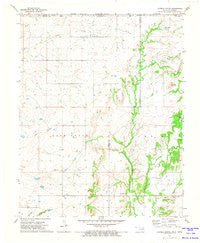 Hayrick Mound Oklahoma Historical topographic map, 1:24000 scale, 7.5 X 7.5 Minute, Year 1972
