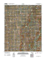 Hayrick Mound Oklahoma Historical topographic map, 1:24000 scale, 7.5 X 7.5 Minute, Year 2012