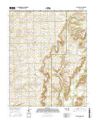 Hayrick Mound Oklahoma Current topographic map, 1:24000 scale, 7.5 X 7.5 Minute, Year 2016