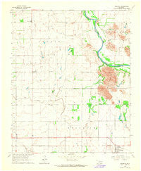 Headrick Oklahoma Historical topographic map, 1:24000 scale, 7.5 X 7.5 Minute, Year 1964