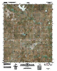 Healdton Oklahoma Historical topographic map, 1:24000 scale, 7.5 X 7.5 Minute, Year 2009