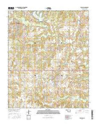 Healdton Oklahoma Current topographic map, 1:24000 scale, 7.5 X 7.5 Minute, Year 2016