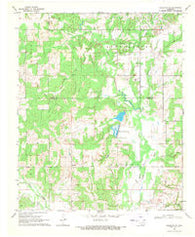 Healdton SE Oklahoma Historical topographic map, 1:24000 scale, 7.5 X 7.5 Minute, Year 1969