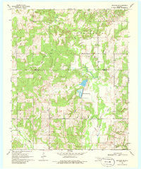 Healdton SE Oklahoma Historical topographic map, 1:24000 scale, 7.5 X 7.5 Minute, Year 1969