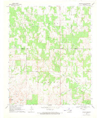 Healdton SW Oklahoma Historical topographic map, 1:24000 scale, 7.5 X 7.5 Minute, Year 1969