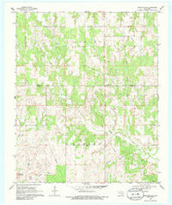 Healdton SW Oklahoma Historical topographic map, 1:24000 scale, 7.5 X 7.5 Minute, Year 1969