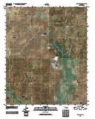 Healdton SE Oklahoma Historical topographic map, 1:24000 scale, 7.5 X 7.5 Minute, Year 2009