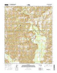 Healdton SE Oklahoma Current topographic map, 1:24000 scale, 7.5 X 7.5 Minute, Year 2016