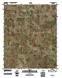 Healdton SW Oklahoma Historical topographic map, 1:24000 scale, 7.5 X 7.5 Minute, Year 2010