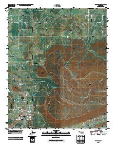 Heavener Oklahoma Historical topographic map, 1:24000 scale, 7.5 X 7.5 Minute, Year 2010