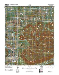 Heavener Oklahoma Historical topographic map, 1:24000 scale, 7.5 X 7.5 Minute, Year 2013