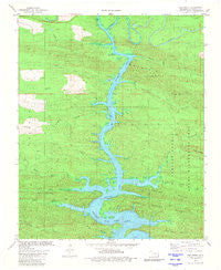 Hee Creek Oklahoma Historical topographic map, 1:24000 scale, 7.5 X 7.5 Minute, Year 1981