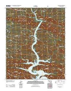 Hee Creek Oklahoma Historical topographic map, 1:24000 scale, 7.5 X 7.5 Minute, Year 2013