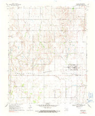 Helena Oklahoma Historical topographic map, 1:24000 scale, 7.5 X 7.5 Minute, Year 1969