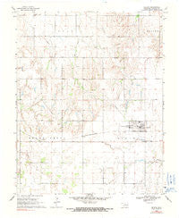 Helena Oklahoma Historical topographic map, 1:24000 scale, 7.5 X 7.5 Minute, Year 1969