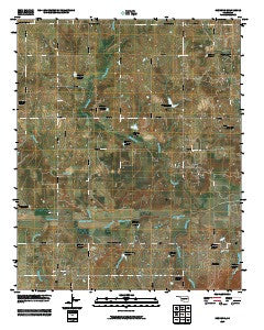 Hennepin Oklahoma Historical topographic map, 1:24000 scale, 7.5 X 7.5 Minute, Year 2009