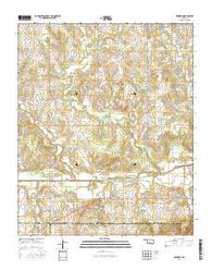 Hennepin Oklahoma Current topographic map, 1:24000 scale, 7.5 X 7.5 Minute, Year 2016
