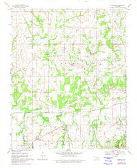 Hennepin Oklahoma Historical topographic map, 1:24000 scale, 7.5 X 7.5 Minute, Year 1969